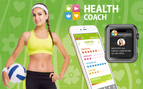 SPAR Health Coach App für Android, IOs, Windows und Apple Watch SPAR Health Coach App für alle Smartphone Plattformen und für Apple Watch und Android Wear